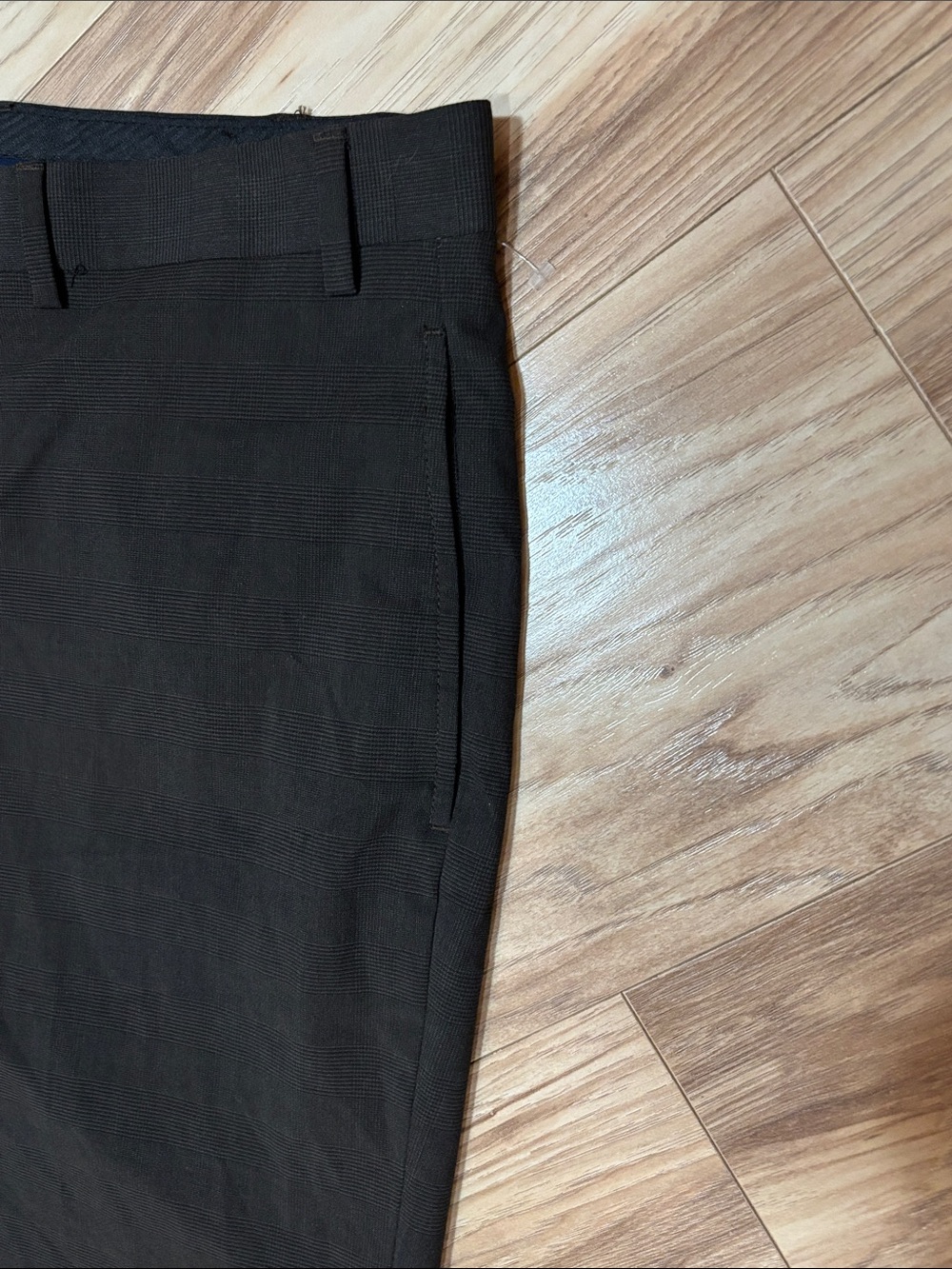 Lauren Ralph Lauren Dark Gray Glen plaid Dress Pants 40X32 - Picture 7 of 10